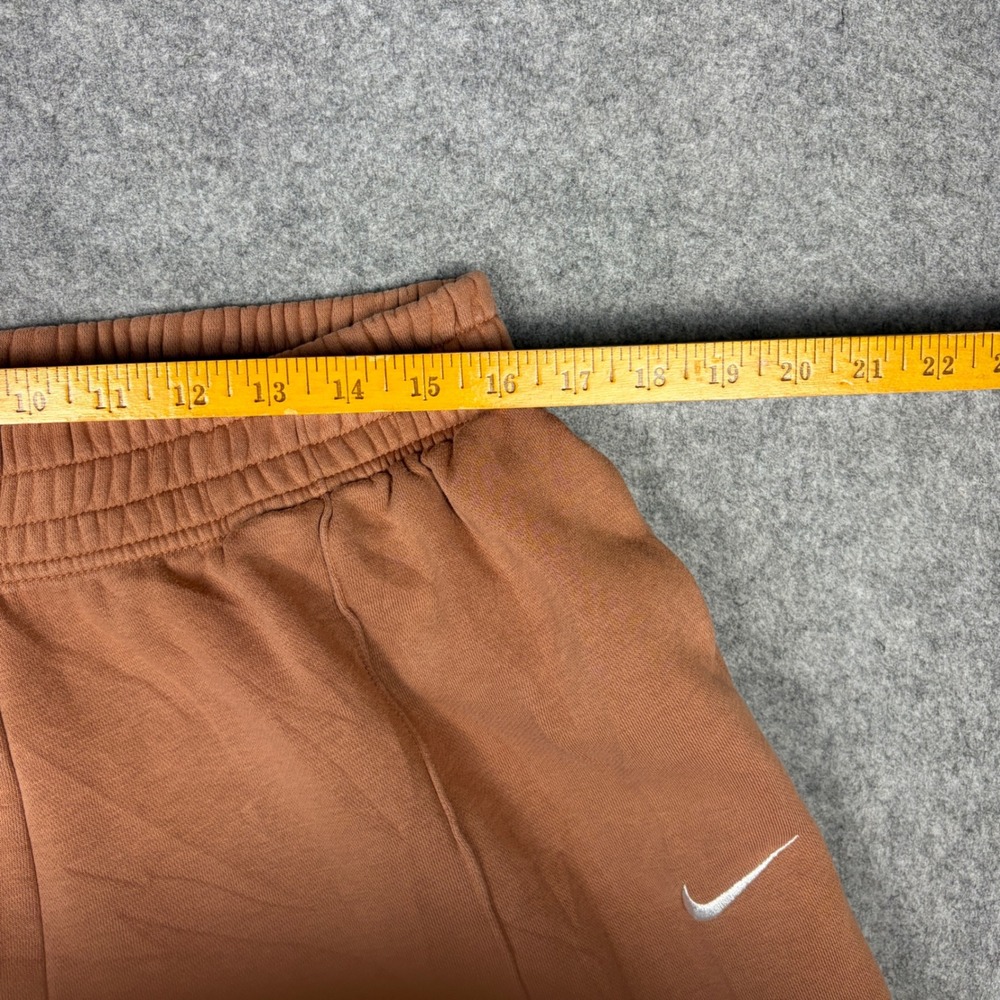 Nike Sportswear Essential Fleece Pants Rust Orange Pin Tuck Joggers Large - Picture 5 of 6